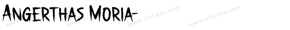 Angerthas Moria字体转换